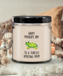Happy Mother's Day To A Turtley Amazing Mom Candle 9 Oz Vanilla Scented Soy Wax Blend Candles Funny Gift