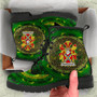 Prendergast Irish Family Crest Leather Boots Celtic Tree (Green)