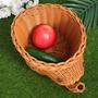 Cute Handcrafted Rattan Storage Basket for Nursery Organization