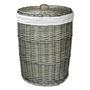 Deep Gold Honey Rattan Wicker Storage Basket with Handle