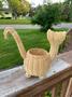 Exotic Indoor Handwoven Wicker Cat Plant Pot for Home Decor