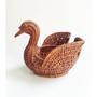 Handmade Rattan Wicker Animal Baskets for Home Decor