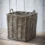 Stylish Wicker Laundry Storage Basket for Home Organization