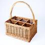 Stylish Wicker Laundry Storage Basket for Home Organization