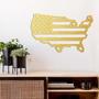 Patriotic American Flag Metal Wall Art for Home Décor