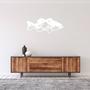 Custom Bass Fish Metal Wall Art for Home Decor