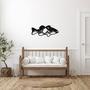 Custom Bass Fish Metal Wall Art for Home Decor