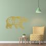 Nature-Inspired Bear Mountain Metal Wall Art for Home Decor