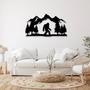 Bigfoot Metal Wall Art for Unique Home Decor and Gift Ideas