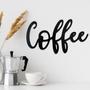 Modern Coffee Metal Wall Art for Stylish Kitchen Decor