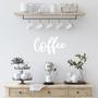 Modern Coffee Metal Wall Art for Stylish Kitchen Decor