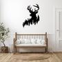 Deer in the Woods Metal Wall Art for Rustic Home Décor