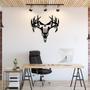 Personalized Deer Punisher Metal Wall Art for Home Décor