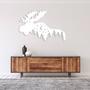 Rustic Moose Metal Wall Art for Home Décor