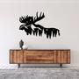 Rustic Moose Mountain Metal Wall Art for Home Wall Decor