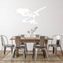 Rustic Metal Wall Art of Mountain Eagle | Nature-Inspired Home Decor