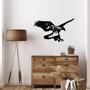 Rustic Metal Wall Art of Mountain Eagle | Nature-Inspired Home Decor