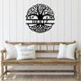 Customized Family Tree Monogram Metal Wall Art Sign Decor