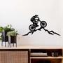 Customized Mountain Biker Metal Wall Art for Home Decoration