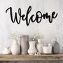 Custom Welcome Metal Wall Art for Home Décor