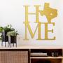 Texas Home Metal Wall Art - Rustic Decor for Any Room