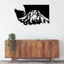 Washington Mt Rainier Metal Wall Art for Home and Office Decor