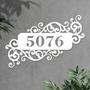 Personalized Metal Address Sign Plaque for House Number Display