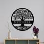 Personalized Tree Of Life Metal Sign for Home Decor