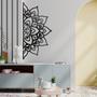 Elegant Mandala Metal Wall Art for Bedroom Decoration