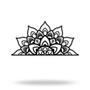 Elegant Mandala Metal Wall Art for Bedroom Decoration