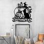 Halloween Metal Sign – Custom Name Decoration for Home