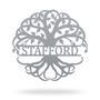 Custom Tree Of Life Monogram Metal Wall Decor for Home