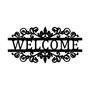 Custom Welcome Metal Sign for Outdoor and Indoor Decor