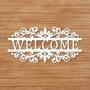 Custom Welcome Metal Sign for Outdoor and Indoor Decor