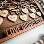 Custom Wooden Family Tree Sign with Grandkids' Names – Hanging Hearts, Mother's Day Gift