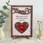 Custom Mother's Day Layered Wood Sign - You Are the Piece That Holds Us Together