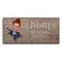 Super Mom Caricature Family Key Holder for Home Decor, Perfect Gifts for Mother's Day