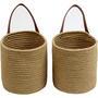 Eco Friendly Jute Hanging Basket for Stylish Wall Storage