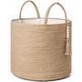 Eco Friendly Jute Hanging Basket for Stylish Wall Storage