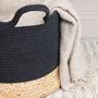 Extra Large Foldable Cotton Rope Woven Storage Basket