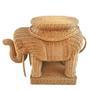 Handmade Elephant Stool | Eco-Friendly Rattan Design