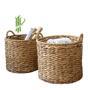 Handmade Water Hyacinth Storage Basket for Home and Restaurant