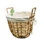 Handmade Water Hyacinth Storage Basket for Home and Restaurant