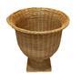 Handmade Wicker Urn Plant Pot Holder for Stylish Home Decor