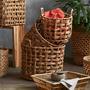 Highly Sought-After Natural Water Hyacinth Storage Basket for Home