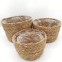 Stylish Round Wicker Storage Baskets for Vertical Gardens