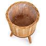 Stylish Small Rattan Planter Pots for Indoor and Balcony Plants