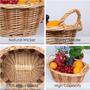 Versatile Garden Basket for Flowers and Vegetable Harvests