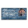 Bless This Home With Love and Laughter - Family Caricature Key Holder for Home Decor