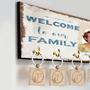 Rustic Caricature Family Key Holder for Home Decor, Funny and Unique Family Gifts